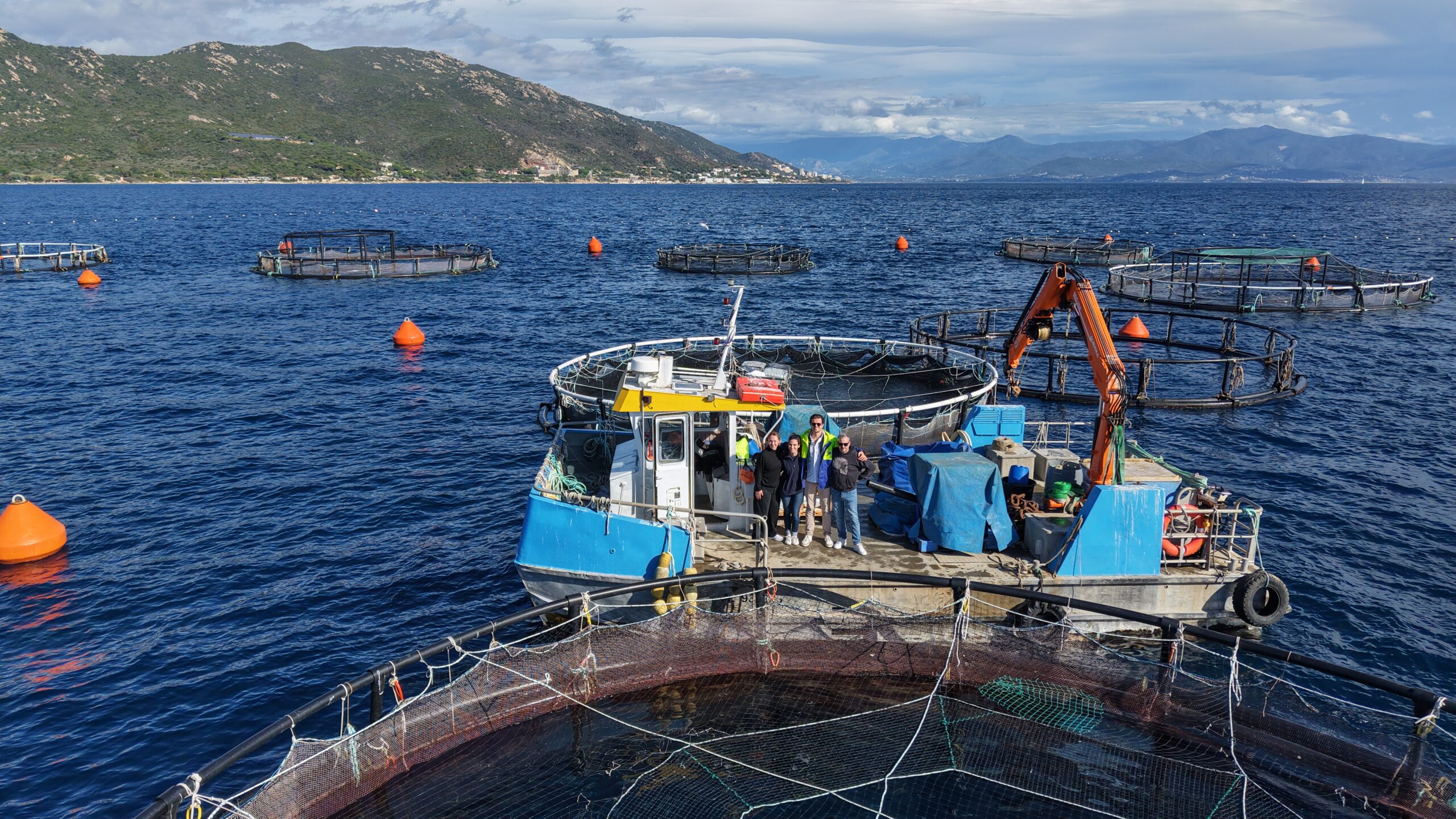 bassin d'aquaculture en corse