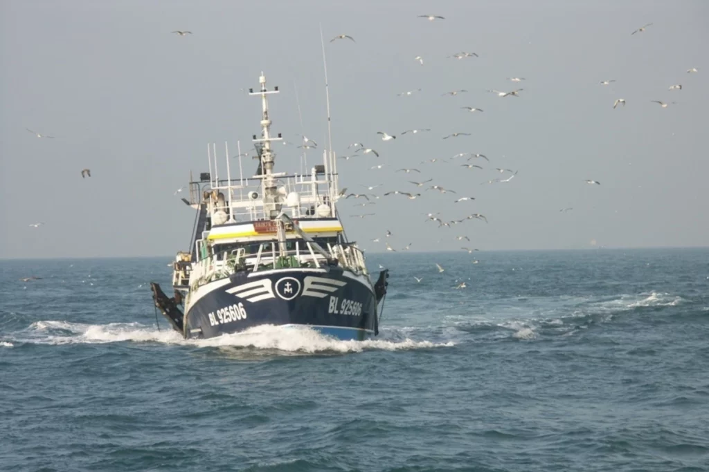Chalutier de pêche hauturière