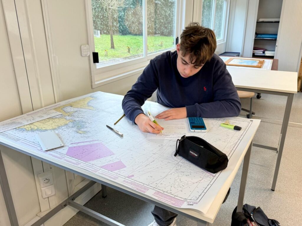 Noan Treves apprenti pêcheur au lycée maritime de Nantes
